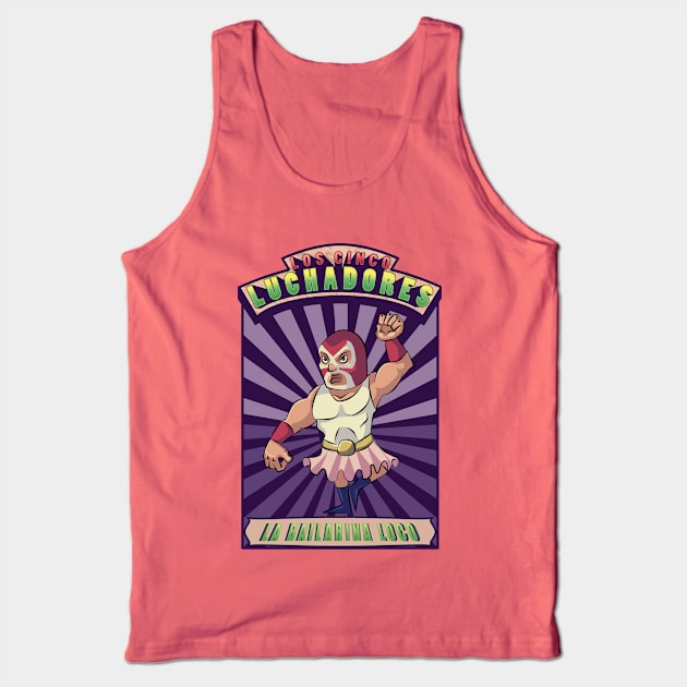 LOS CINCO LUCHADORES Tank Top by droidmonkey